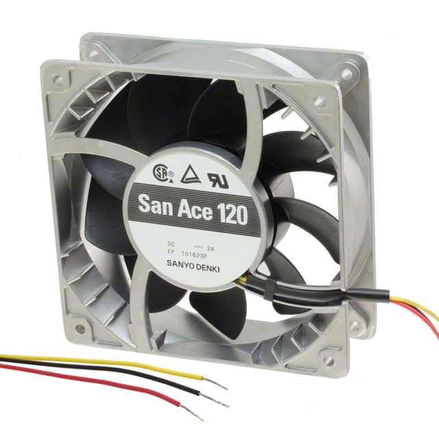 9SG1224G101 Sanyo Denki America Inc. FAN 120X38MM 24VDC RBLS TACH