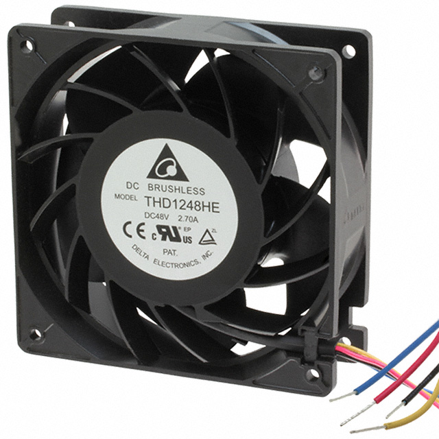 THD1248HE Delta Electronics 120X120X38M 48V DC FAN, W/PWM CO