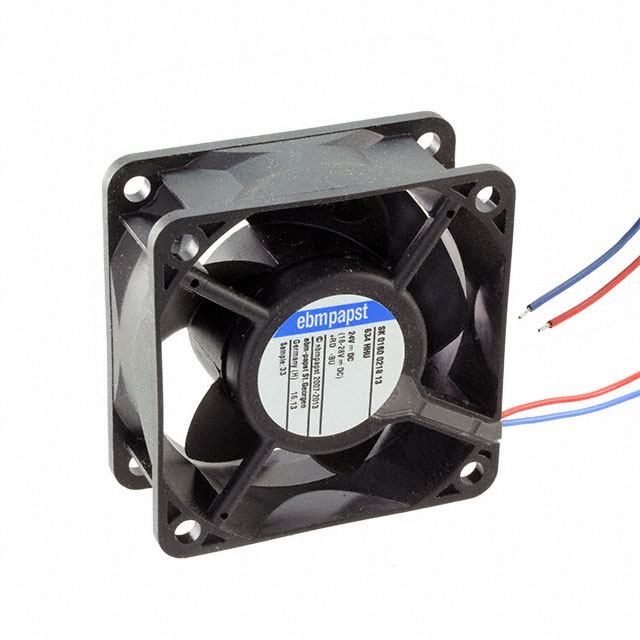634HHU ebm-papst Inc. FAN AXIAL 24VDC 60X25MM IP68