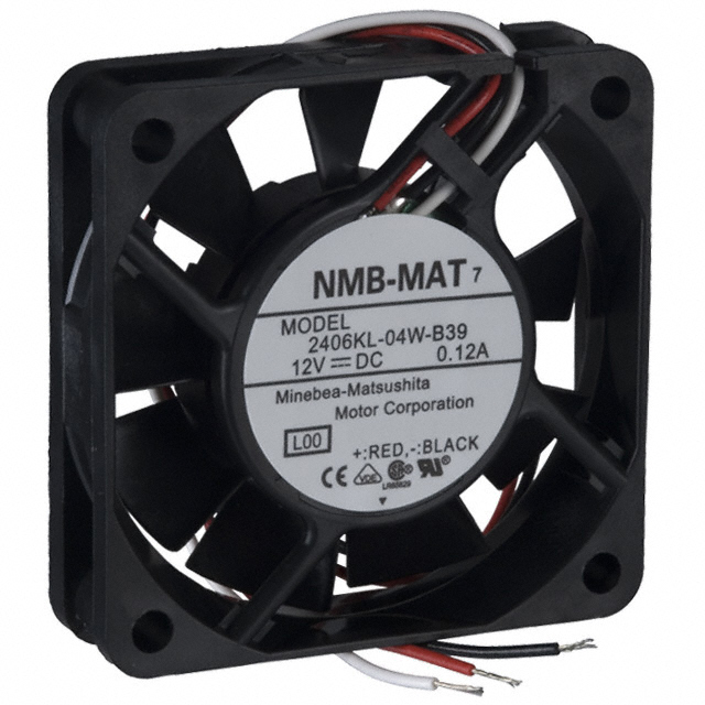 06015KA-12L-AL-00 NMB Technologies Corporation FAN AXIAL 60X15MM 12VDC WIRE