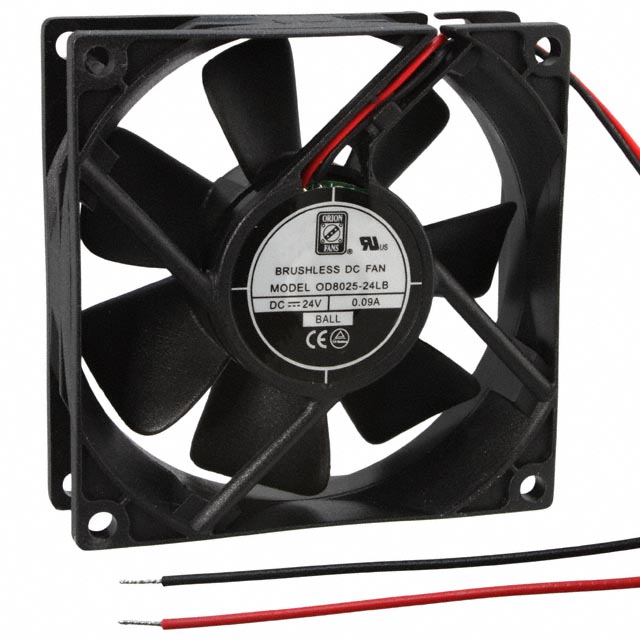 OD8025-24LB Orion Fans FAN AXIAL 80X25MM 24VDC WIRE
