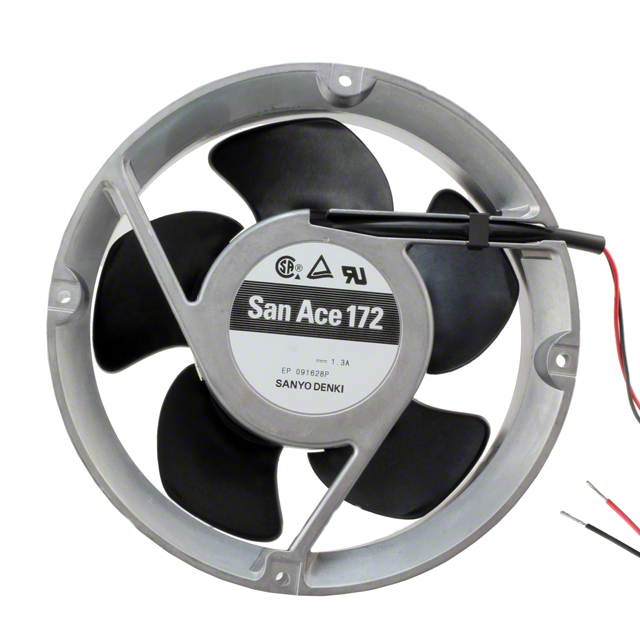 109E1724K502 Sanyo Denki America Inc. FAN 172X51MM 24VDC RBLS