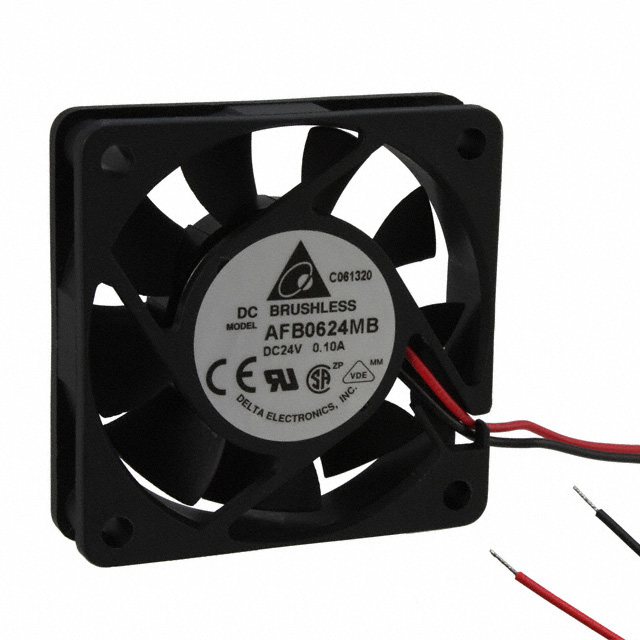AFB0624MB Delta Electronics FAN AXIAL 60X15MM 24VDC WIRE