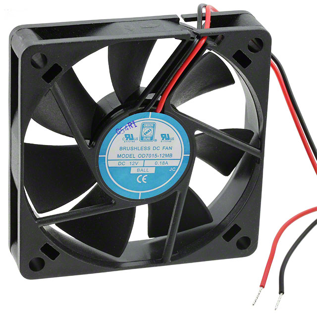 OD7015-12MB Orion Fans FAN AXIAL 70X15MM 12VDC WIRE