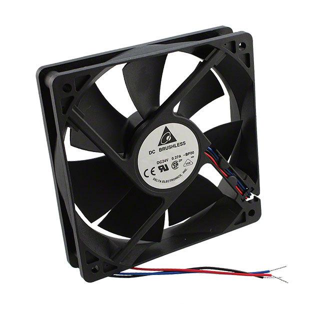 AFB1224HH-BF00 Delta Electronics FAN AXIAL 120X25.4MM 24VDC WIRE