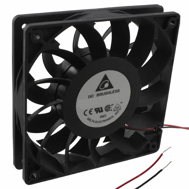 FFB1212EH-TZUJ Delta Electronics FAN AXIAL 120X25.4MM 12VDC WIRE