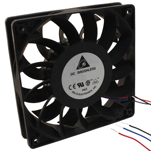 FFB1224HH-R00 Delta Electronics FAN AXIAL 120X25.4MM 24VDC WIRE