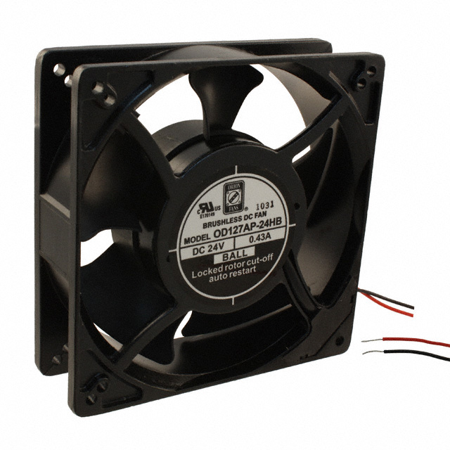 OD127AP-24HB Orion Fans FAN AXIAL 127X38.5MM 24VDC WIRE