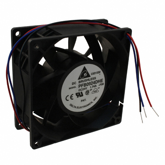 PFB0924DHE-F00 Delta Electronics FAN AXIAL 92X38MM 24VDC WIRE