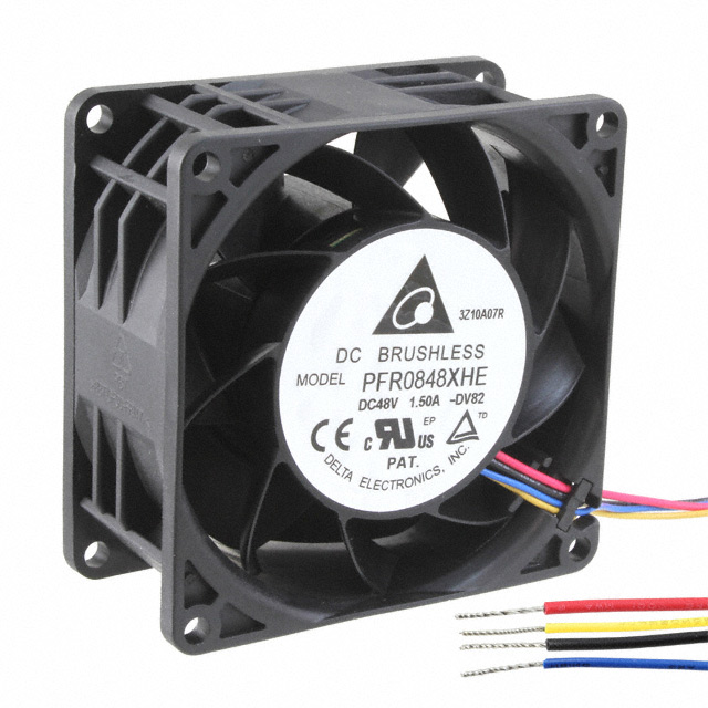 PFR0848XHE-DV82 Delta Electronics FAN AXIAL 80X38MM 48VDC WIRE