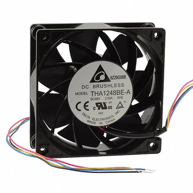 THA1248BE-AXHE Delta Electronics FAN AXIAL 120X38MM 48VDC WIRE