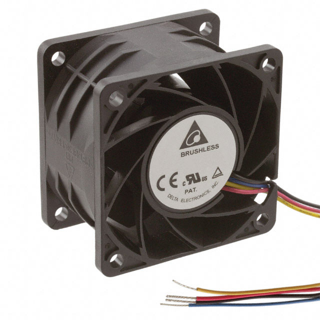 PFR0612DHE-SP00 Delta Electronics FAN AXIAL 60X38MM 12VDC WIRE