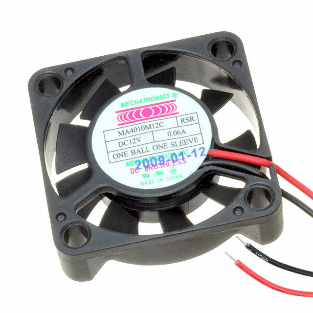 MA4010M12C-RSR-L11 Mechatronics Fan Group FAN AXIAL 40X10MM 12VDC WIRE