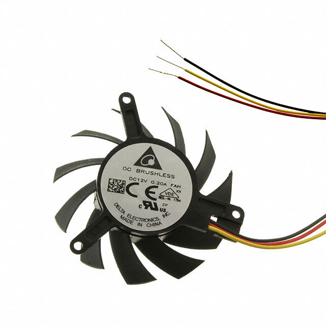 EFB0612HHAF99 Delta Electronics 56X10.7MM 12V DC MIXED FLOW FRAM