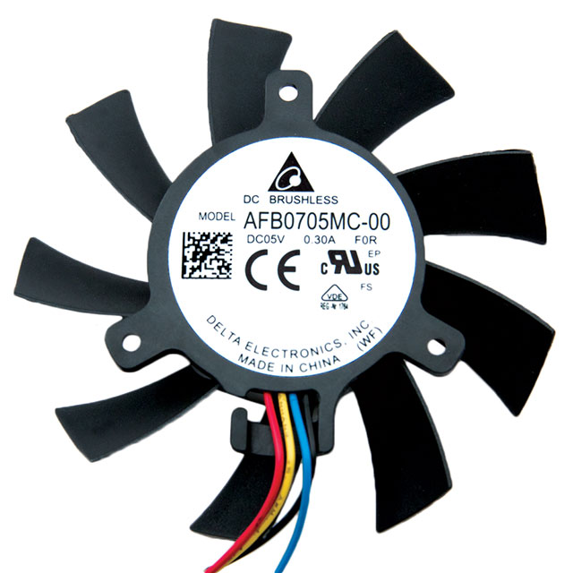 AFB0705MC-00F0R Delta Electronics 65.8X13.0MM 5V DV AXIAL FRAMELES