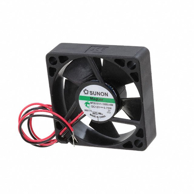 MF35101V1-1000U-A99 Sunon Fans FAN AXIAL 35X10MM 12VDC