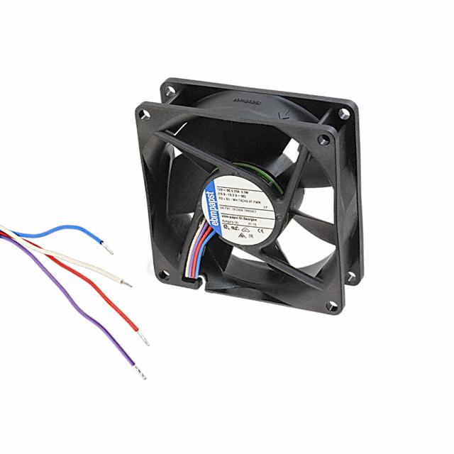 8412N/2GHP ebm-papst Inc. FAN AXIAL 80X25MM 12VDC