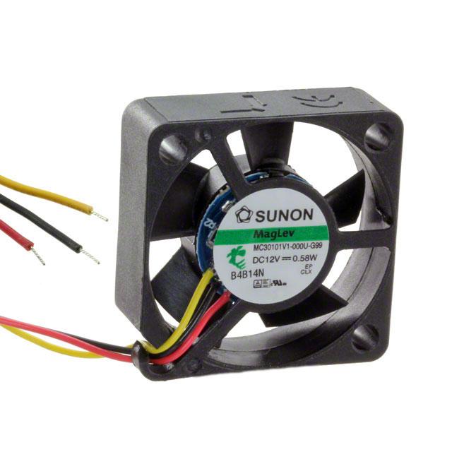 MC30101V1-000U-G99 Sunon Fans FAN AXIAL 30X10MM 12VDC WIRE