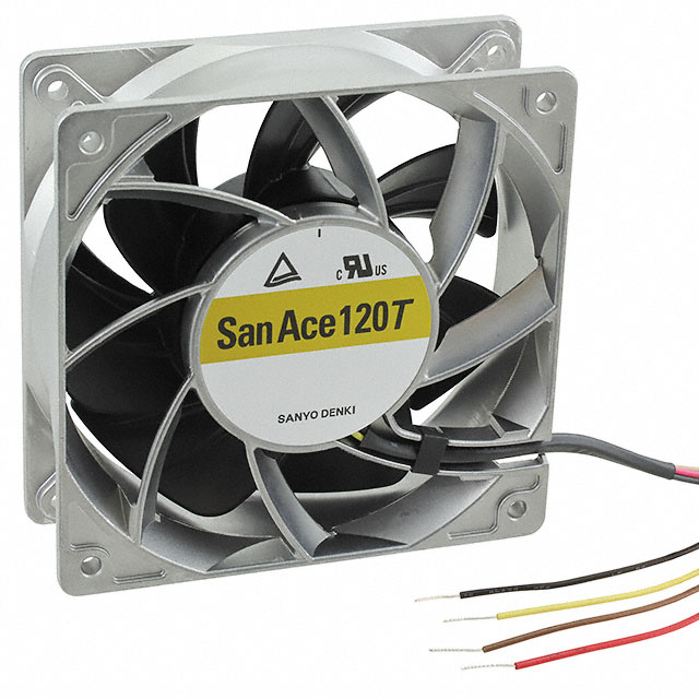 9GT1212P1S001 Sanyo Denki America Inc. FAN 120X38MM 12VDC RBLS TACH,PWM