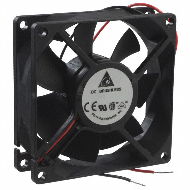 AFB0812H Delta Electronics FAN AXIAL 80X25.4MM 12VDC WIRE