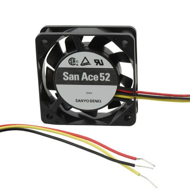 109P0512H702 Sanyo Denki America Inc. FAN 52X15MM 12VDC