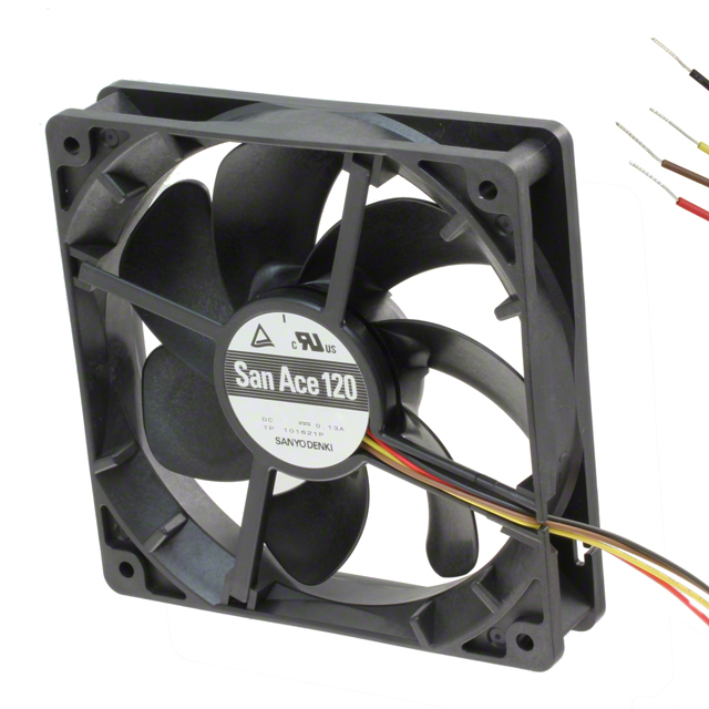 9S1212P4M011 Sanyo Denki America Inc. FAN 120X25MM 12VDC TACH,PWM