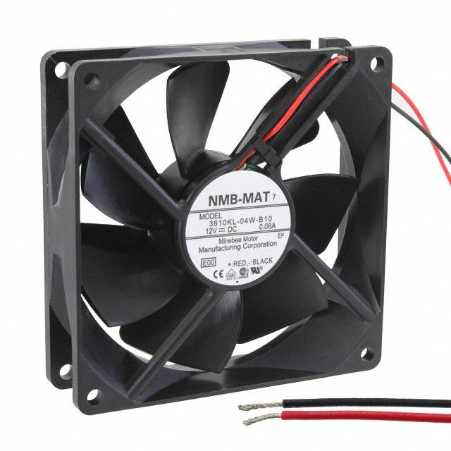 3610KL-04W-B10-E00 NMB Technologies Corporation FAN AXIAL 92X25MM 12VDC WIRE