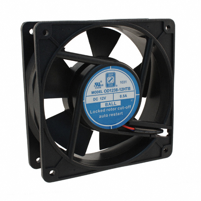 OD1238-12HTB Orion Fans FAN AXIAL 120X38.5MM 12VDC TERM