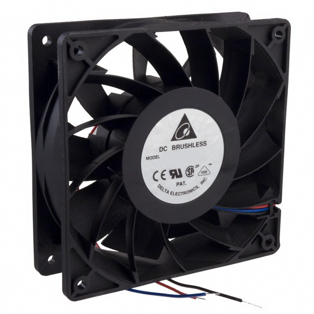 FFB1212SHE-F00 Delta Electronics FAN AXIAL 120X38MM 12VDC WIRE