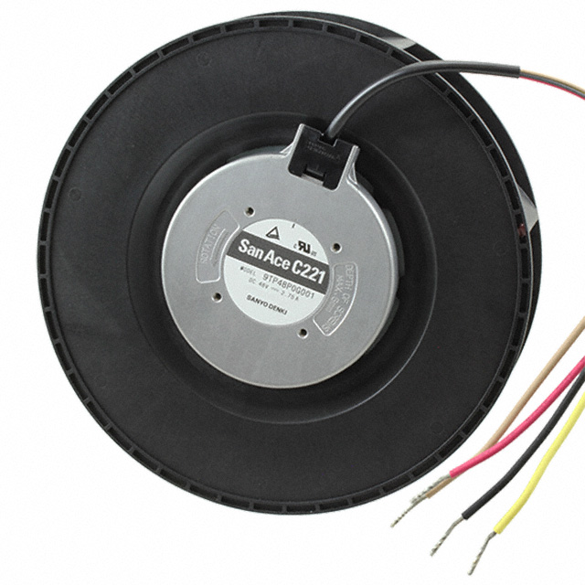 9TP48P0G001 Sanyo Denki America Inc. FAN 221X71MM 48VDC CENT TACH,PWM