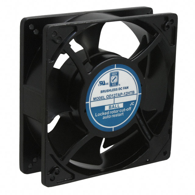 OD127AP-12HTB Orion Fans FAN AXIAL 127X38.5MM 12VDC TERM