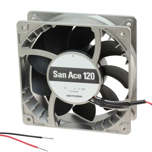 9SG1212G102 Sanyo Denki America Inc. FAN 120X38MM 12VDC RBLS