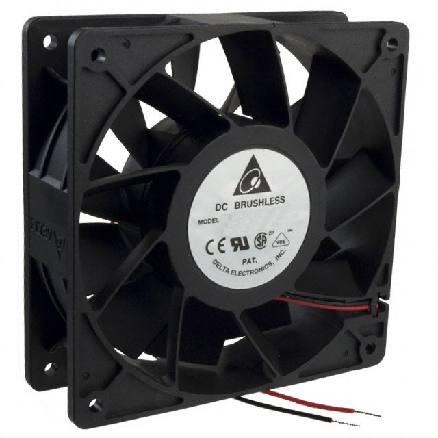 PFB1248UHE Delta Electronics FAN AXIAL 120X120X38MM 48V WIRE