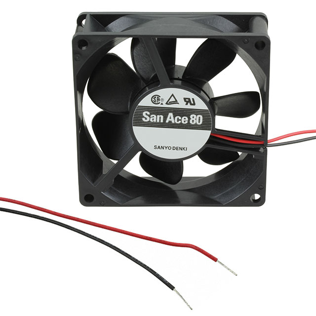 109R0812F4021 Sanyo Denki America Inc. FAN 80X25MM 12VDC RBLS