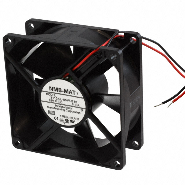 3112KL-05W-B30-E00 NMB Technologies Corporation FAN AXIAL 80X32MM 24VDC WIRE