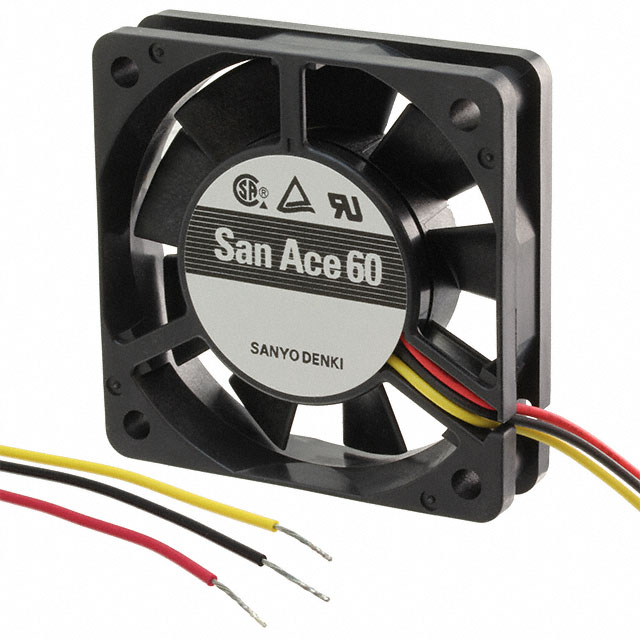 109P0624H601 Sanyo Denki America Inc. FAN 60X20MM 24VDC TACH