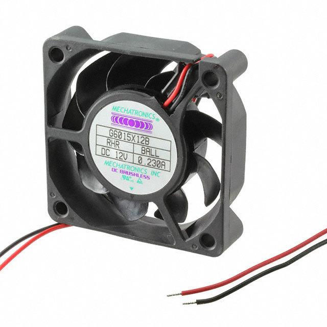 G6015X12B-RHR Mechatronics Fan Group FAN AXIAL 60X15MM 12VDC