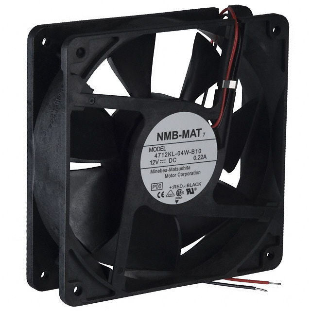 4712KL-04W-B10-P00 NMB Technologies Corporation FAN AXIAL 119X32MM 12VDC WIRE