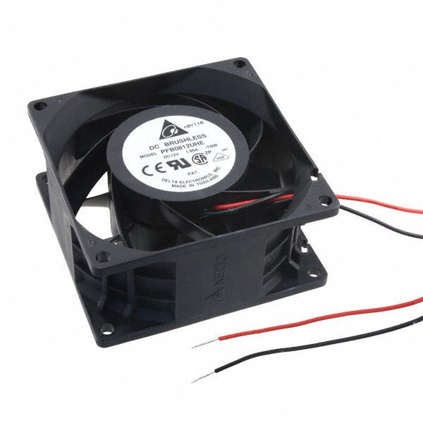 PFB0812UHE-T500 Delta Electronics FAN AXIAL 80X38MM 12VDC WIRE