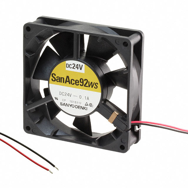 9WS0924H402 Sanyo Denki America Inc. FAN 92X25MM 24VDC IP54