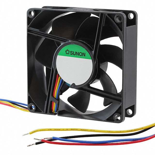 GF92251B1-000U-SE9 Sunon Fans FAN 92X25MM 12VDC IP68 PWM 75CFM