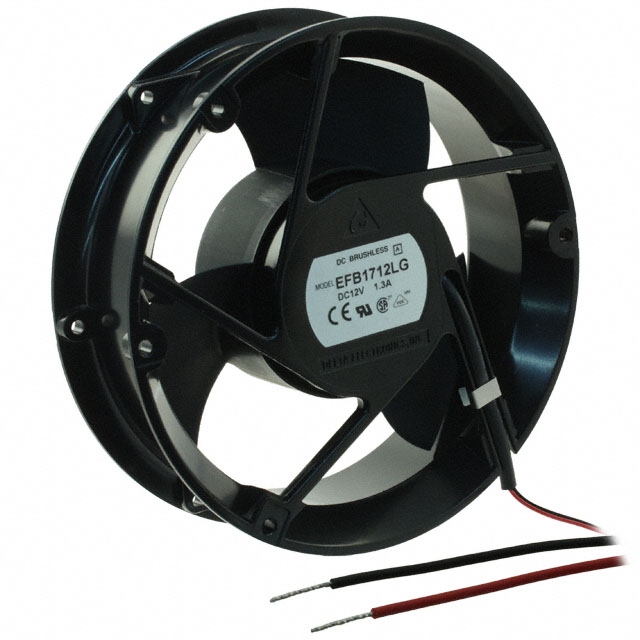 EFB1712LG Delta Electronics FAN AXIAL 172X50.8MM 12VDC WIRE