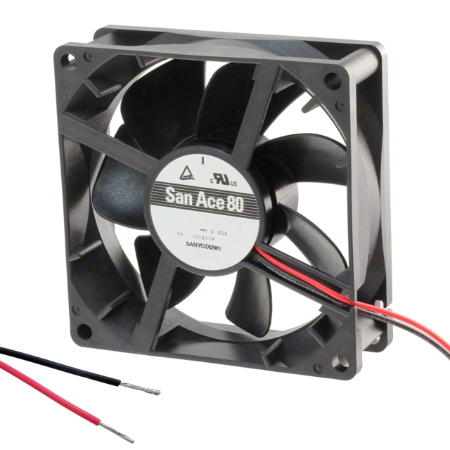 9S0812L4021 Sanyo Denki America Inc. FAN 80X25MM 12VDC RBLS