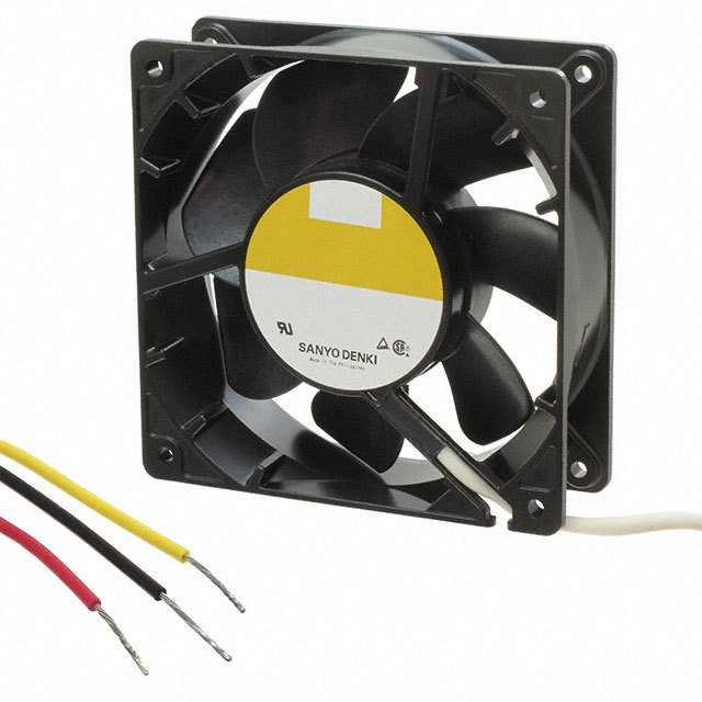 9WG1212G101-E Sanyo Denki America Inc. FAN 120X38MM 12VDC SPLASH PROOF