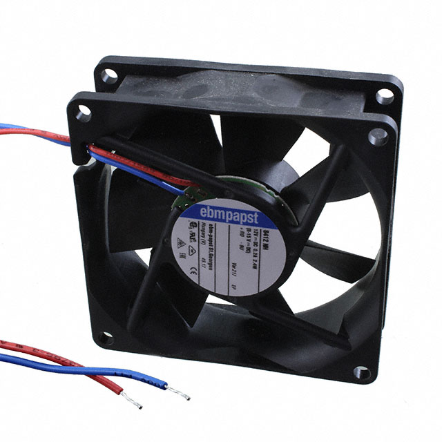 8412NH-217 ebm-papst Inc. FAN AXIAL 80X25MM 12VDC