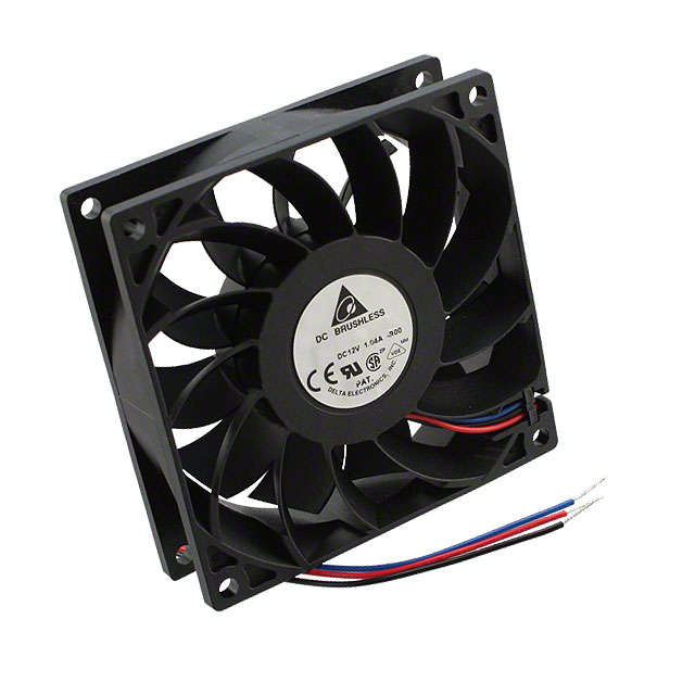 FFB0912SH-R00 Delta Electronics FAN AXIAL 92X25.4MM 12VDC WIRE