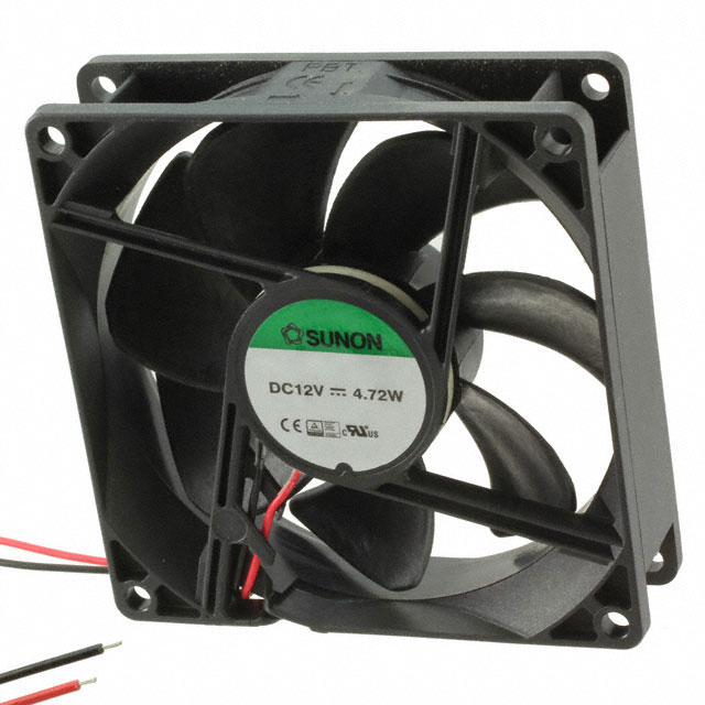 GF80251B1-000U-AE9 Sunon Fans FAN 80X25MM 12VDC IP68 60CFM