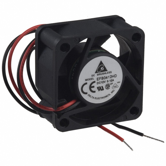 EFB0412HD Delta Electronics FAN AXIAL 40X20MM 12VDC WIRE