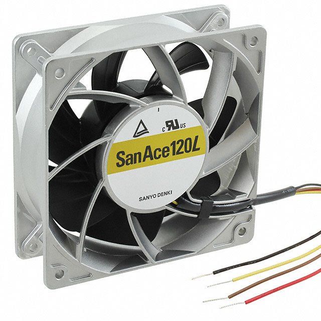 9LG1224P1S001 Sanyo Denki America Inc. FAN 120X38MM 24VDC RBLS TACH,PWM