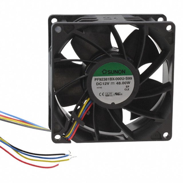 PF92381BX-000U-S99 Sunon Fans FAN AXIAL 92X38MM 12VDC WIRE